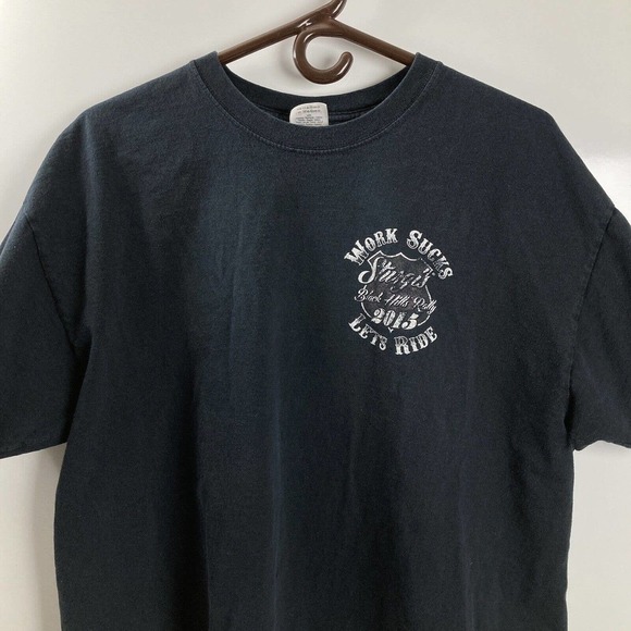 Sturgis Men's 75th Anniversary Motorcycle Rally Shirt Black Hills XL Clown 2015 - Picture 3 of 10